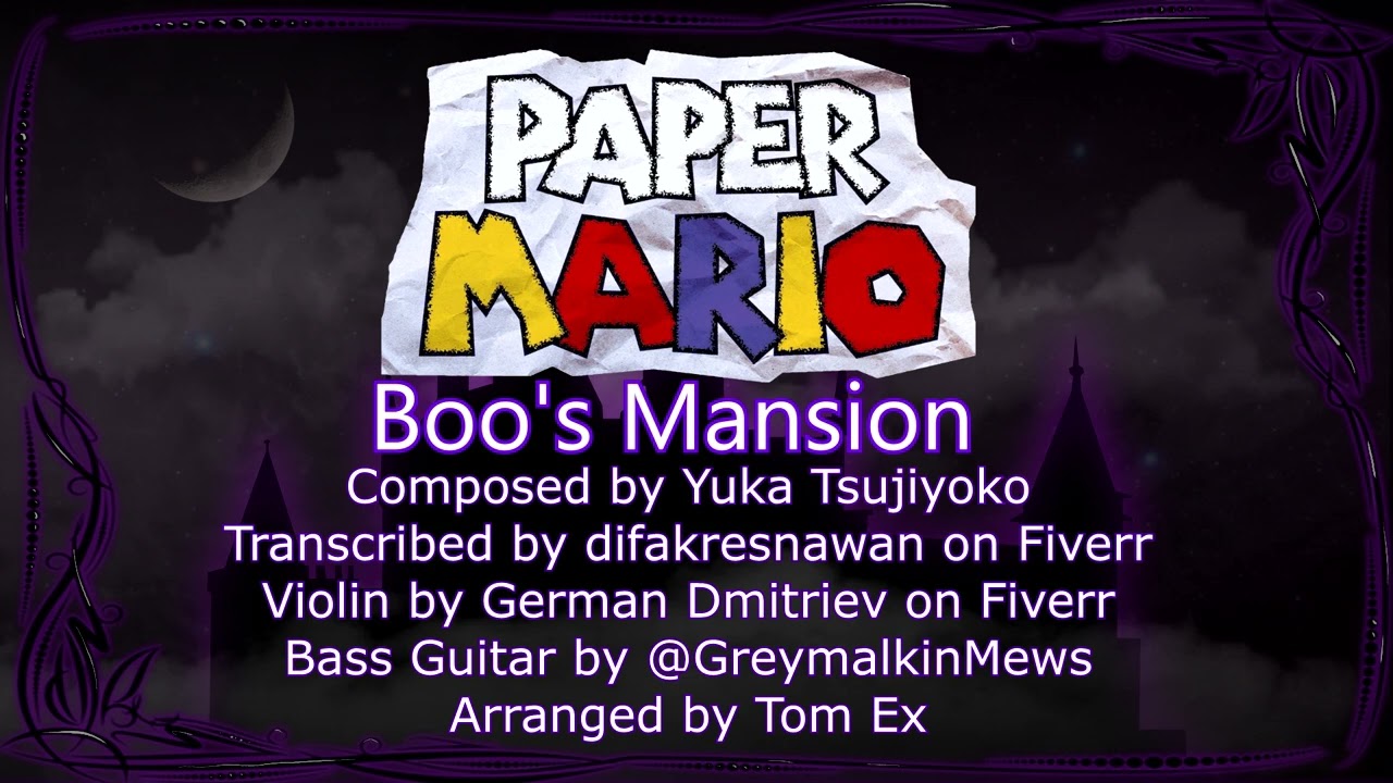 Boo's Mansion - Paper Mario 15 Minute Loop Arranged