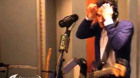 Delphic performing "Counterpoint" on KCRW