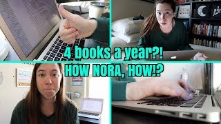 I TRIED WRITING LIKE NORA ROBERTS FOR A DAY // a writing vlog