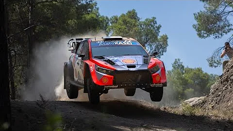 WRC EKO Acropolis Rally 2025 - Tänak Leader | Insane Flat Out Gravel | Day 3 Highlights