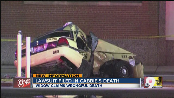 Widow of cab driver who died after being struck by a vehicle involved in a police chase sues city