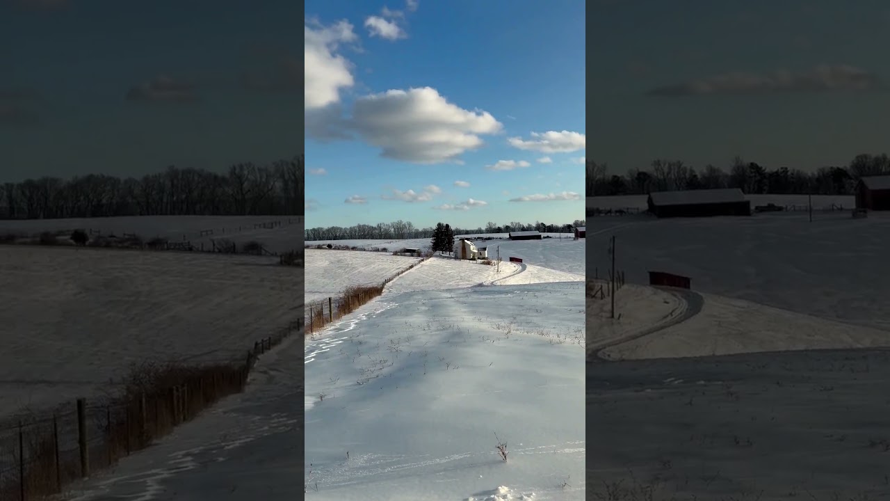 Our Farm Post Ice Storm (*Turn the volume up*)