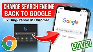 How to Change Search Engine in Chrome | bing/yahoo ko google mein kaise badlein screenshot 1
