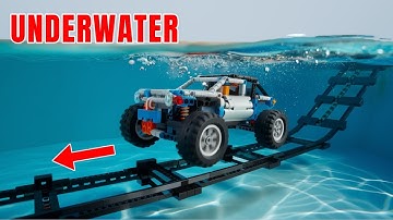 Lego Technic Car: Challenge Extreme Racing UNDERWATER & Shocking Result