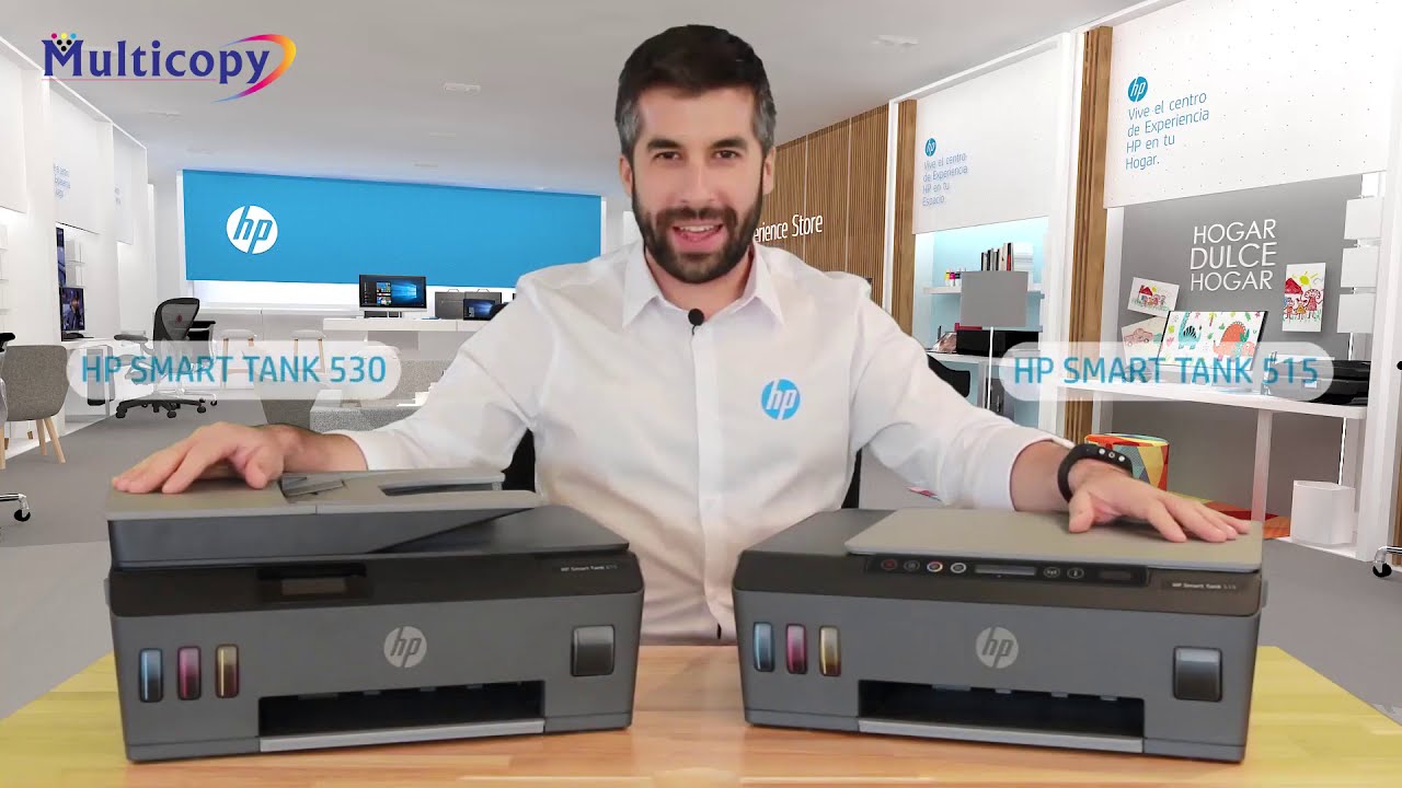 Multifuncional HP Smart Tank 515 ¡Tu mejor opción! - YouTube