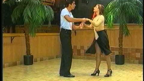 Intermediate level Salsa turn pattern