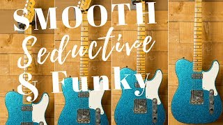 Smooth Seductive & Funky | Guitar Backing Track Jam in C# chords