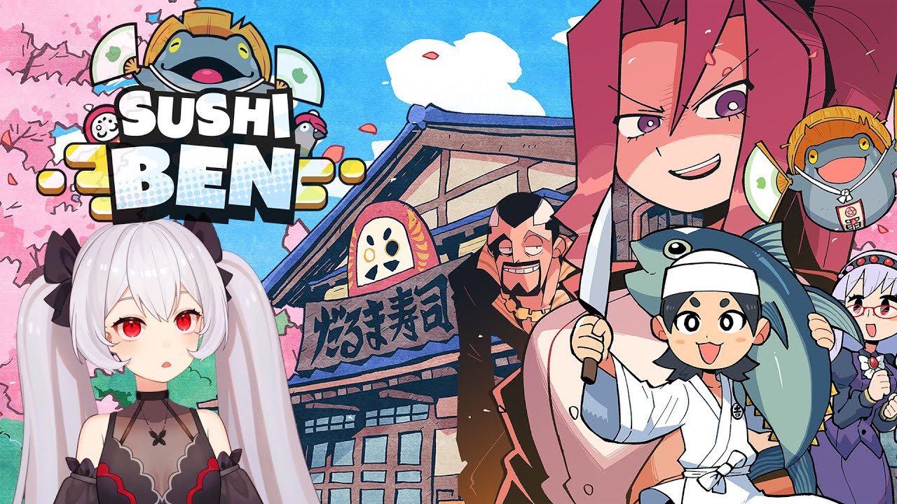 Мы в анимированной манге! ▶ Sushi Ben