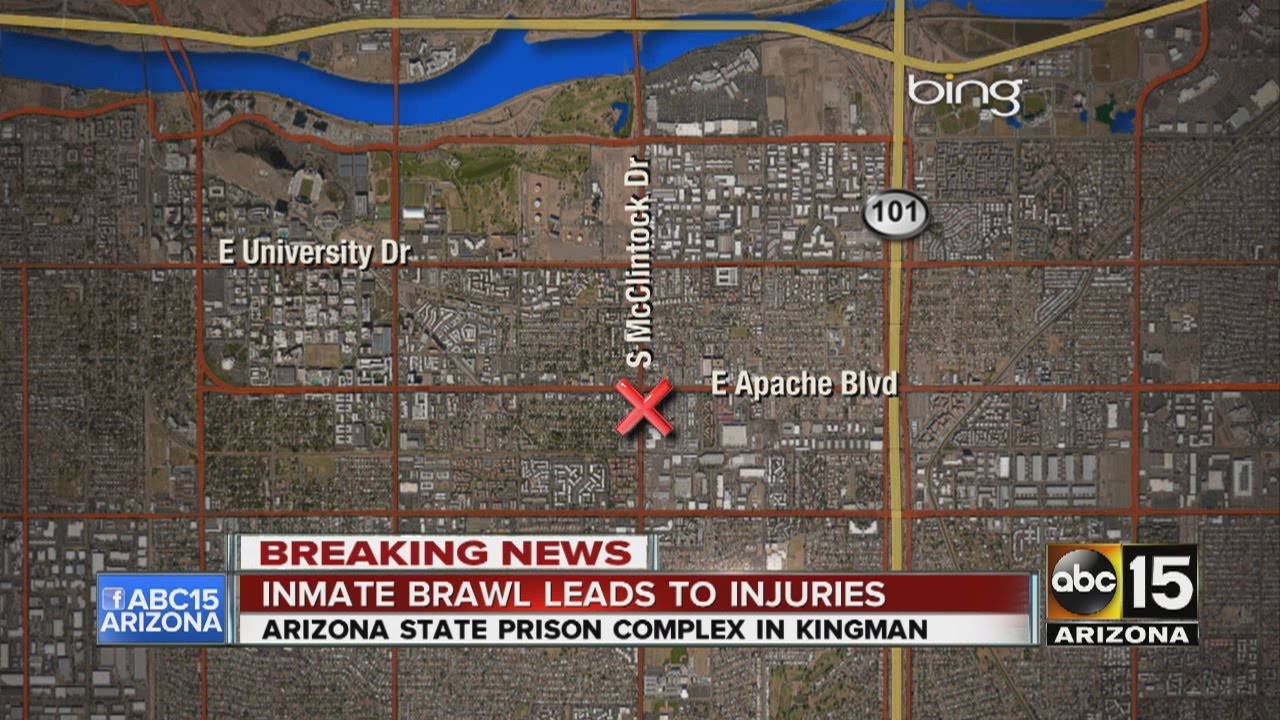 Inmate brawl leads to injuries - YouTube
