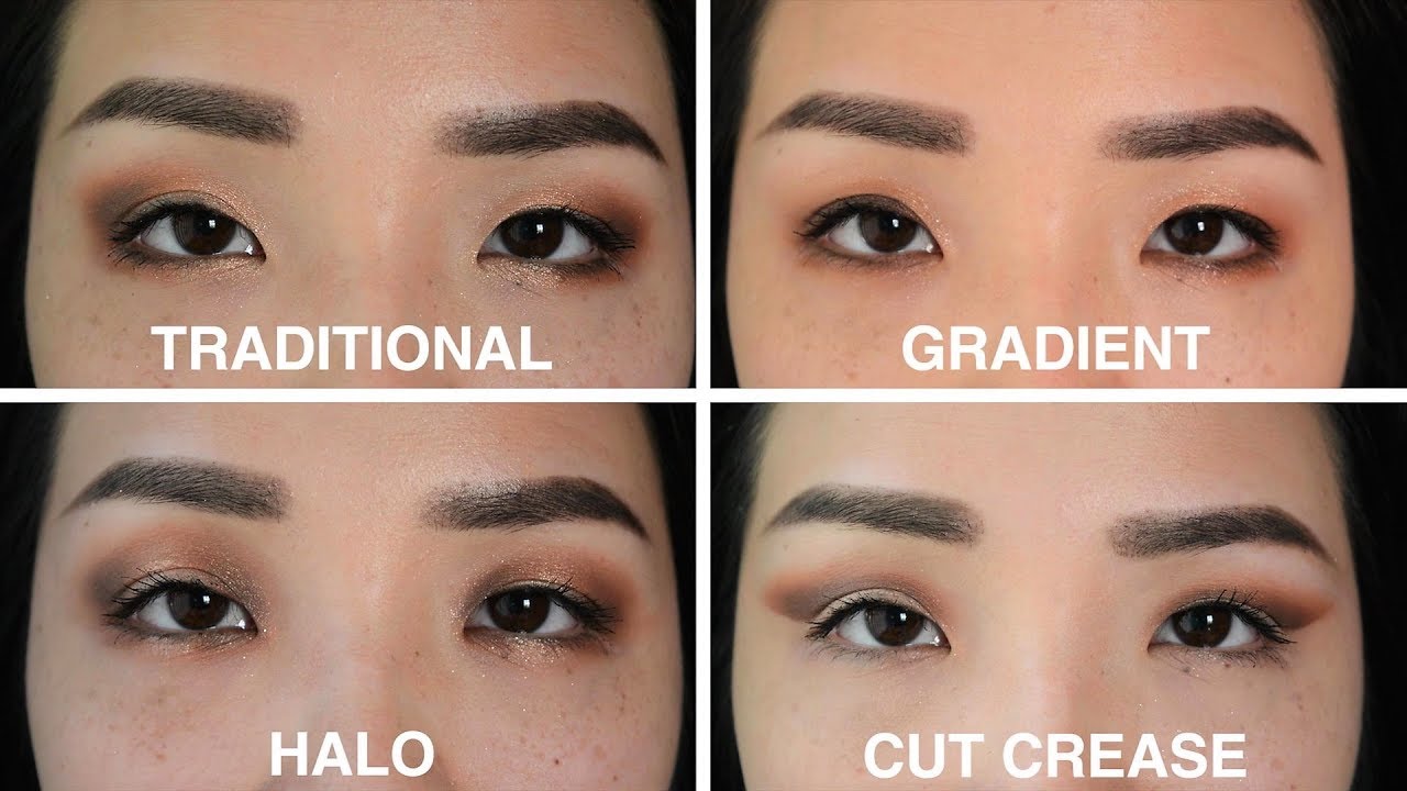 4 Eye Makeup Looks On Epicanthic Folds Asian Eyes Youtube