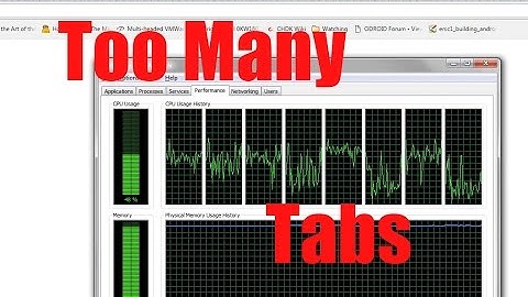 How many chrome tabs can you have with 32GB of ram - Too Many Tabs