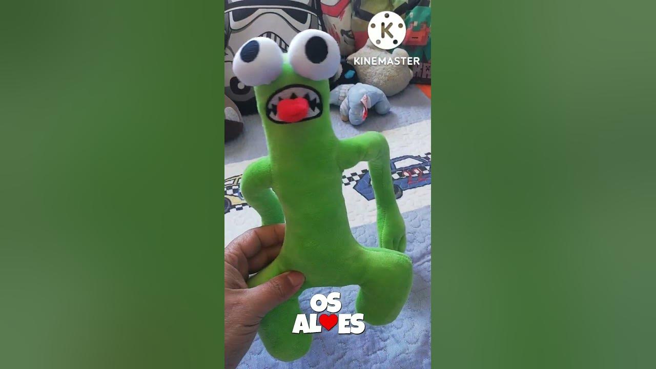 Boneco Pelúcia Roblox Rainbow Friends Green Verde Brasil Toy