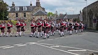 Just Pipes: Glencorse Pipe Band at Penicuik Hunter and Lass Parade 2024