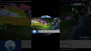 🌘🌨️❄️☃️ INTENSE WINTER STORM BREWING!!! #weather #shorts