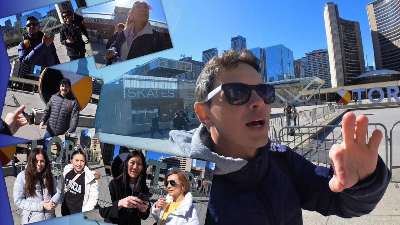 Fui abordado por pessoas em Toronto, Canadá