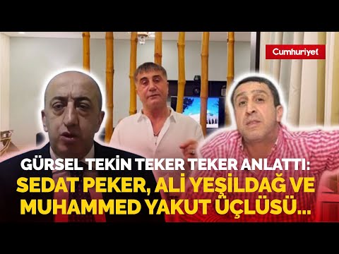 Sedat Peker, Ali Yeşildağ ve Muhammed Yakut üçgeni AKP'ye zora soktu! CHP'li Tekin tek tek anlattı..