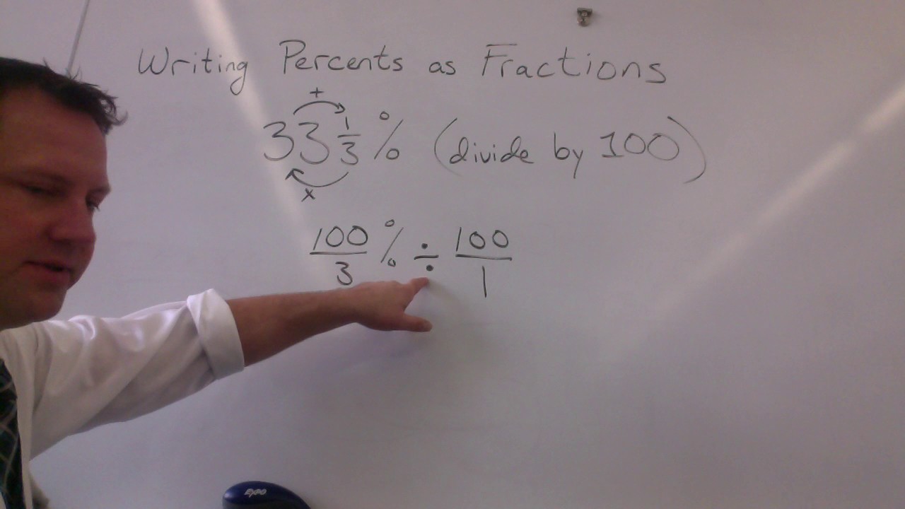 Percent To Fraction 1