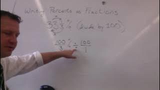 Percent to Fraction 1