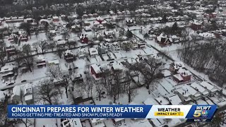 Cincinnati Prepares For Overnight Winter Storm With New Snow Removal Strategies