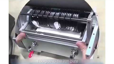 How to operate tabletop wet glue labeling machine step by step tutorial