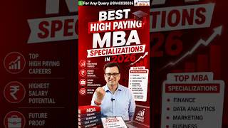 Best MBA Specialization 2026 🚀 Highest Paying MBA Courses Revealed