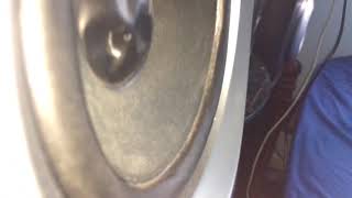 AIWA SX-WZR99 Pumping On Sony STR-DE135 (SUPER SUBWOOFER EXCURSION) *HEADPHONE WARNING!!!!!!)