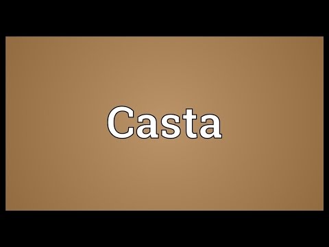 Casta Meaning