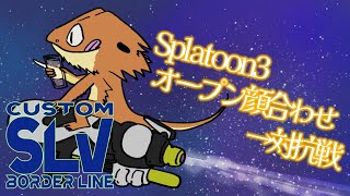 【#スプラトゥーン３】SLV顔合わせオープン→対抗戦