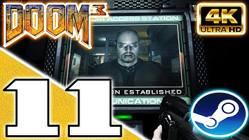 Doom 3: Redux - 100% Walkthrough (Nightmare, No Damage) Part 11 - Communications (UHD) [4K60FPS]