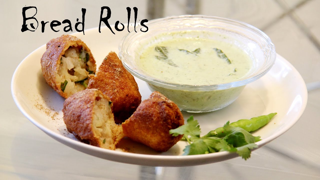 Bread Rolls Recipe | Bread Rolls with potato Stuffing -  Indian  Starter Recipes & Tea Time Snacks | Foods and Flavors