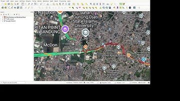 QGIS Active Fire (Forest Fires), Google Map Traffic & On-Screen Digitizing (2) & Published Internet