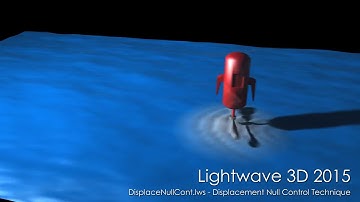 LightWave 3D: Displacement Null Control scene rendered