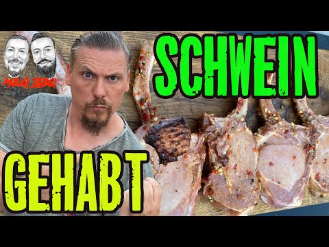 1,7 KG Tomahawk vom Duroc - einfacher und saftiger geht´s nicht - M&G-BBQ