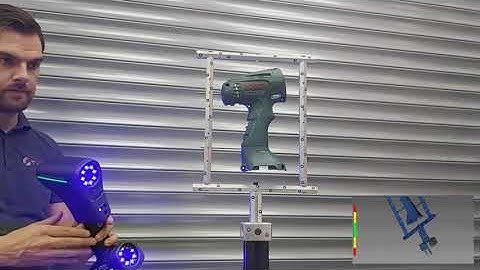 AXE B11 3D Scanner   3D Inspection of Drill Cover  Scantech & T3DMC