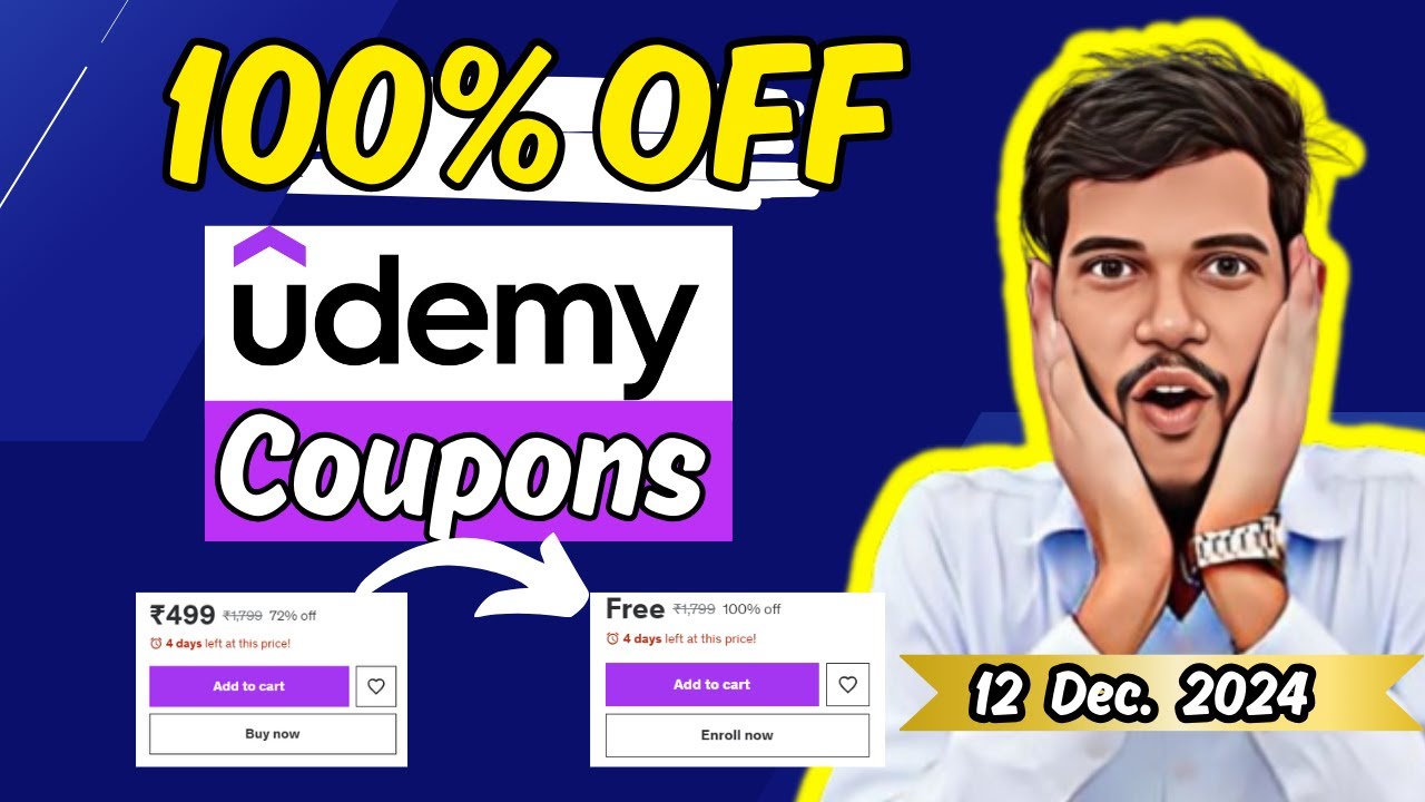 UDEMY Coupon Code 2024 | How to Download Udemy Courses for FREE | How ...