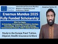 Fully Funded Erasmus Mundus Scholarship 2025 | Master in Quaternary and Prehistory | Step-by-Step