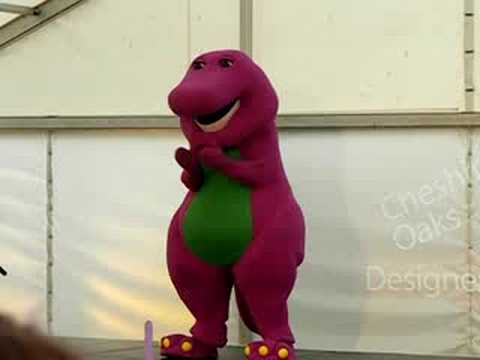 Meeting Barney The Dinosaur Live