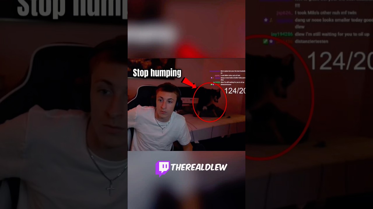 Streamer Can’t Stop Dog From Humping😭😂 