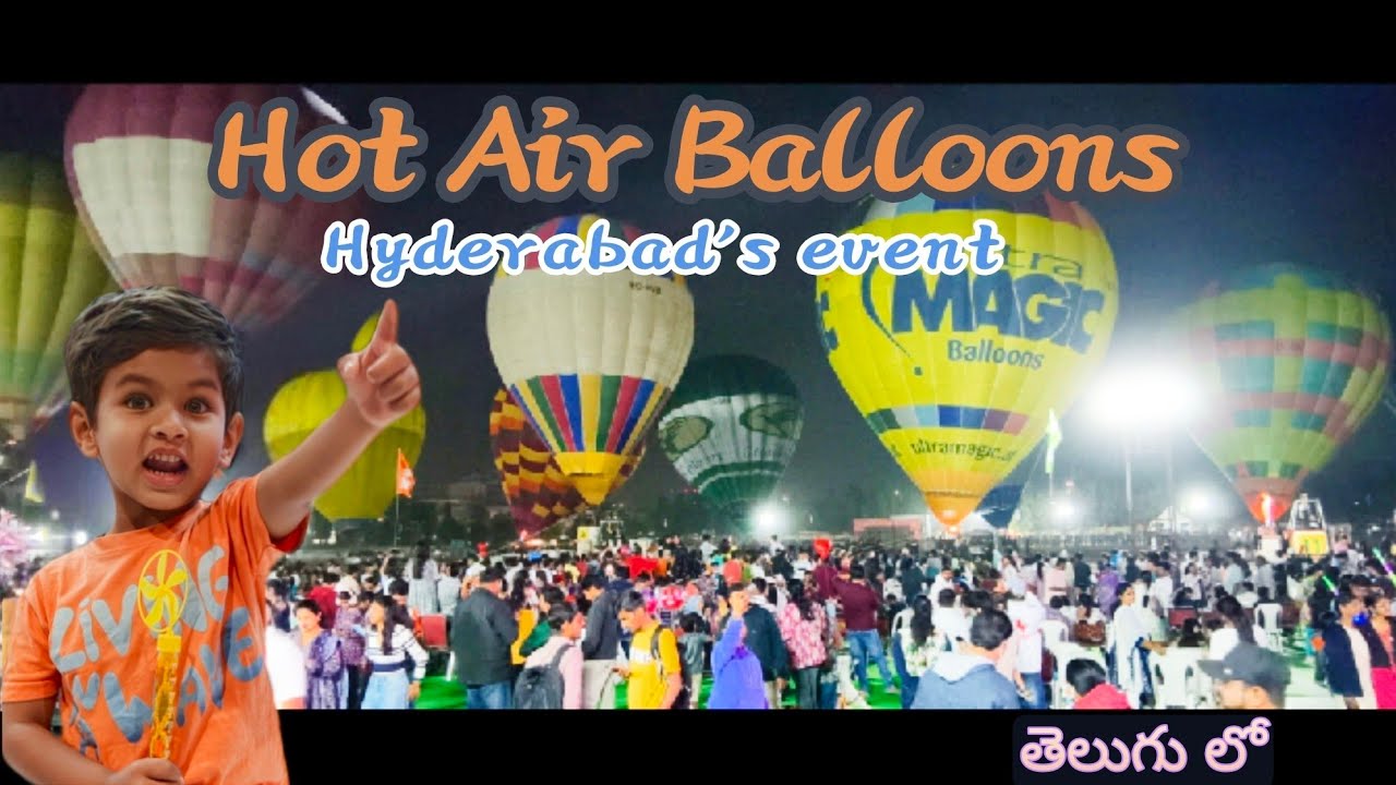 Hot Air Balloon Show || Celebrate The Sky || @Varam_Vibes