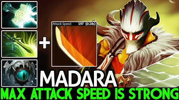 Madara [Juggernaut] Max Attack Speed is Strong Build 4 Hit/Sec 7.22 Dota 2
