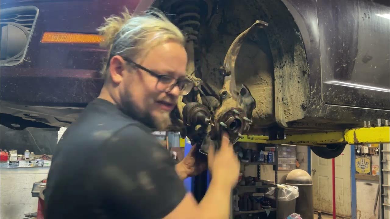 2005-2012 Ford Fusion wheel bearing replacement press in - YouTube
