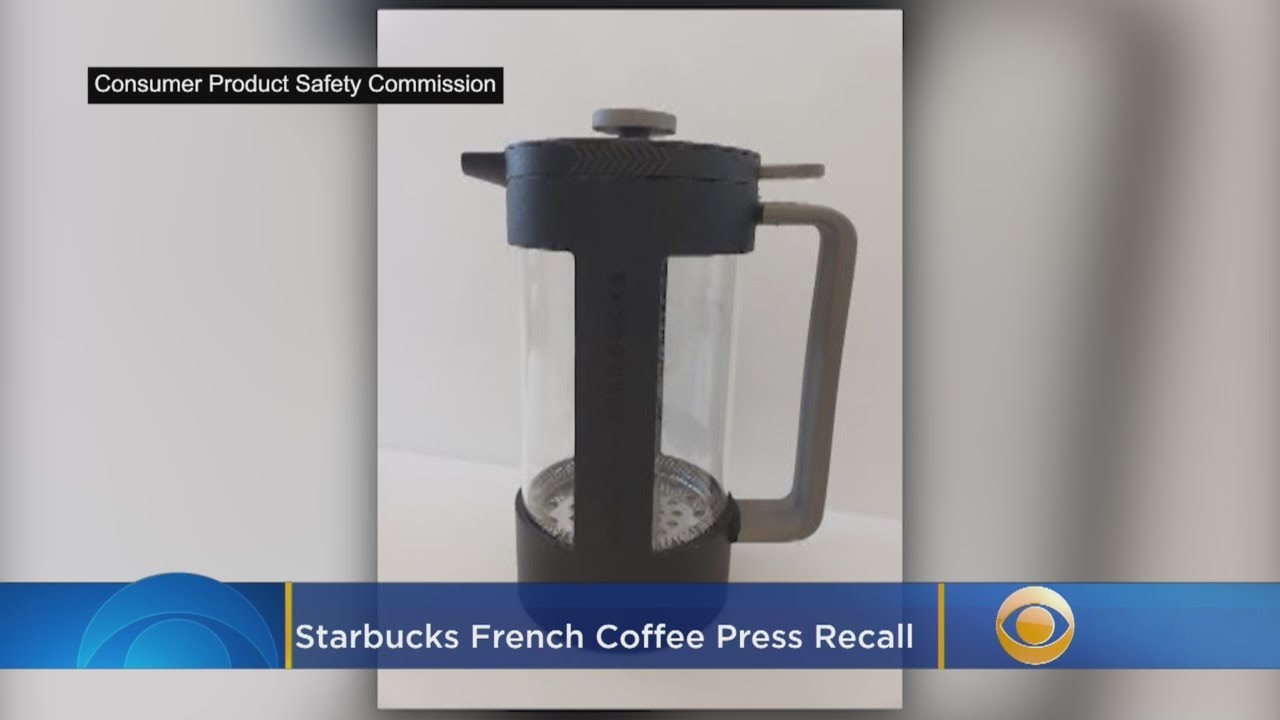 Starbucks Recalls Bodum Recycled Coffee Presses Because Of Cutting