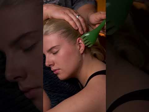 Tingle Alert ⚡ ASMR Hair Brushing Close-Up Sounds #relax