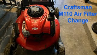 How to Change the Air Filter on a Craftsman M110 Push Mower | Step-by-Step DIY Tutorial