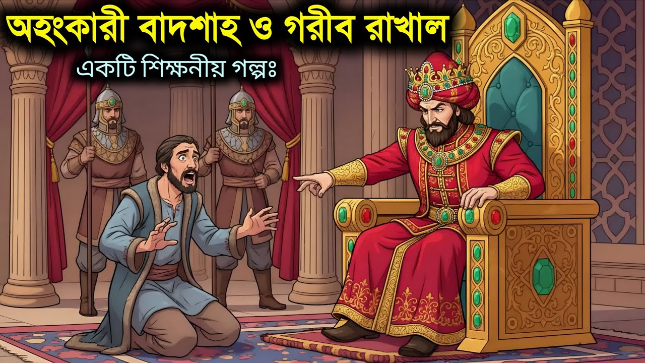 অহংকারী বাদশাহর তিনটি  প্রশ্ন, উত্তর দিলো সামান্য রাখাল। ইসলামিক শিক্ষনীয় গল্প
