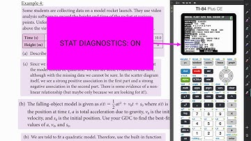 Quadratic Regression and Scatter Plots in TI-84