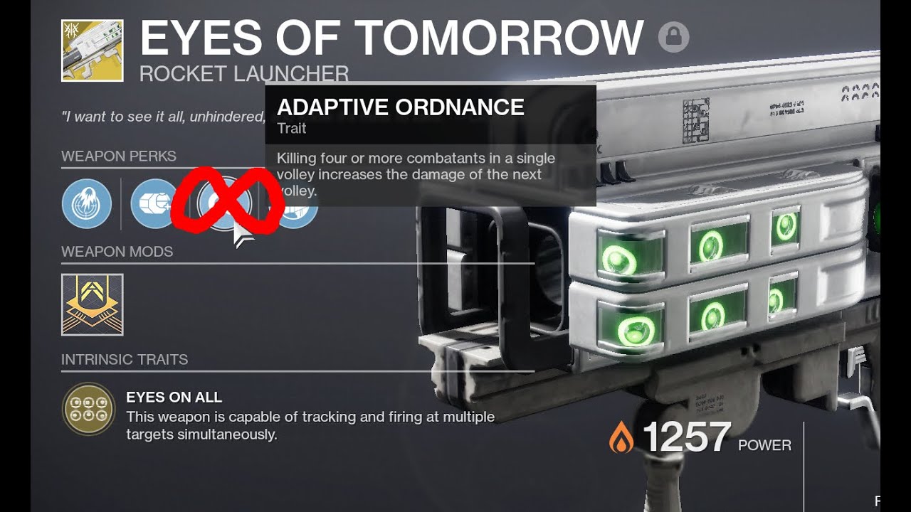 Eyes of Tomorrow - Infinite Adaptive Ordnance (Destiny 2 Beyond Light