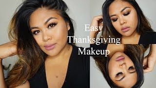 Easy Thanksgiving Makeup Tutorial | jaynicxoxo