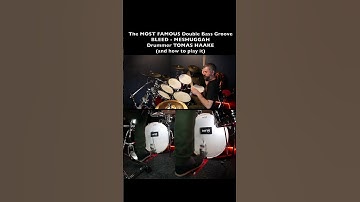 Thumbnail of How to Play BLEED by MESSHUGAH on drums. Tomas Haake is a god!