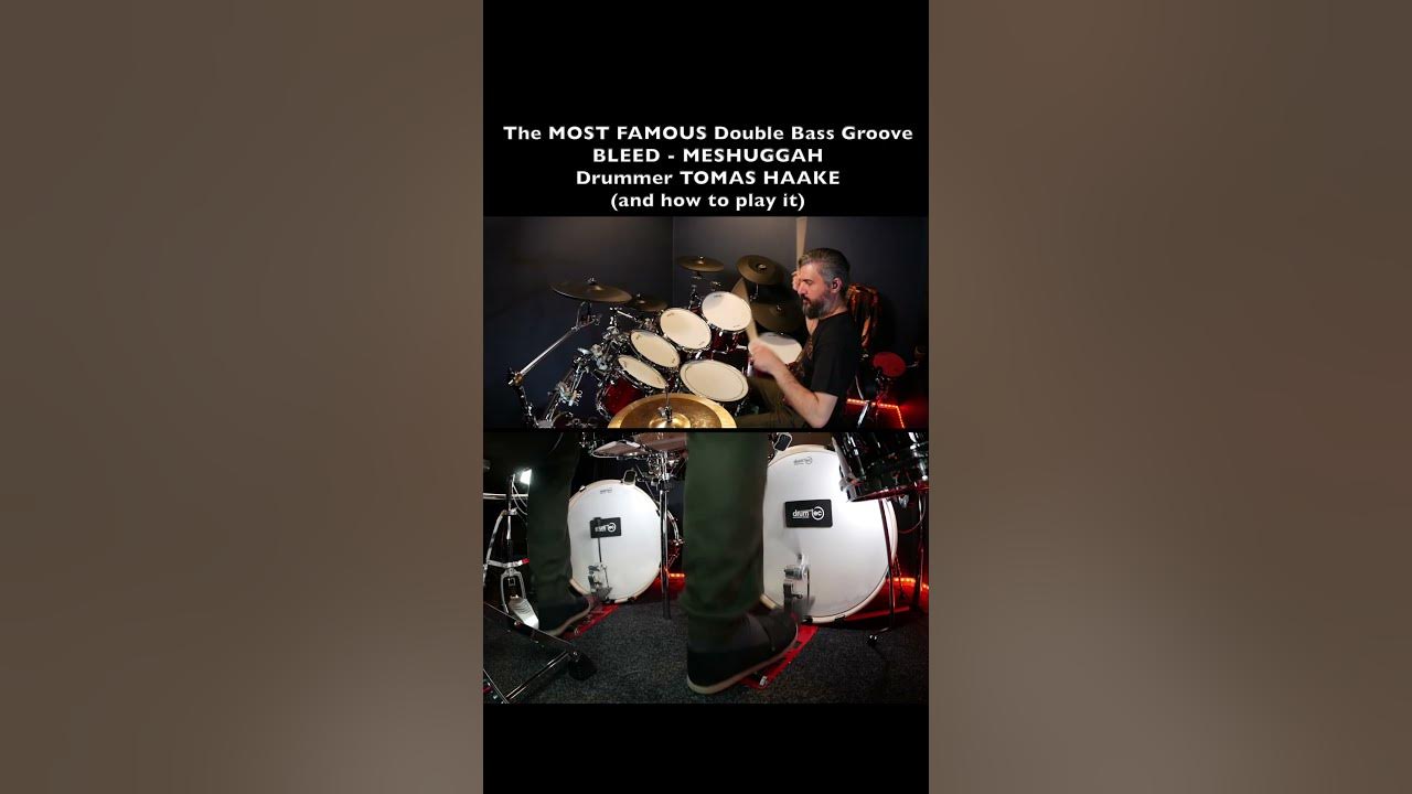 How to Play BLEED by MESSHUGAH on drums. Tomas Haake is a god!
